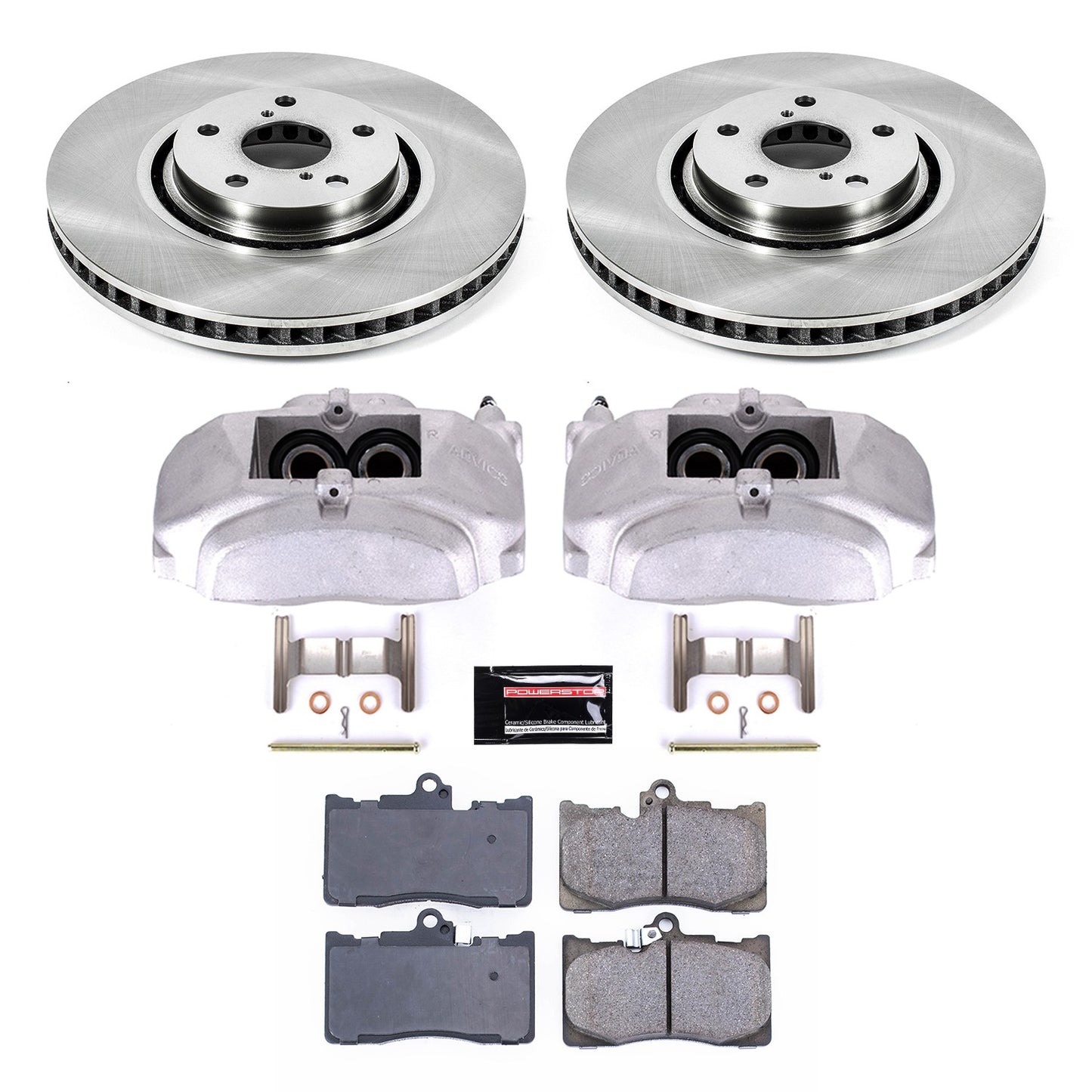 PowerStop Power Stop 07-11 Lexus GS350 Front Autospecialty Brake Kit w/Calipers KCOE4634