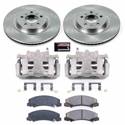 PowerStop Power Stop 08-09 Buick Allure Front Autospecialty Brake Kit w/Calipers KCOE4654