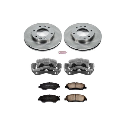 PowerStop Power Stop 07-08 Hyundai Entourage Front Autospecialty Brake Kit w/Calipers KCOE4664