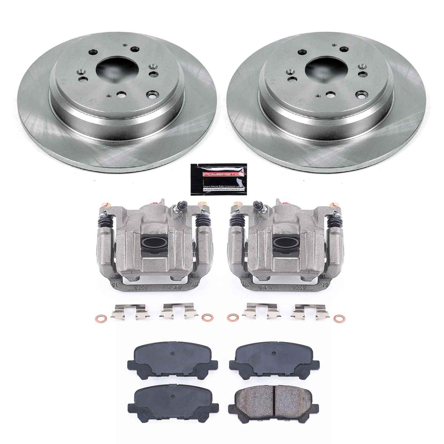 PowerStop Power Stop 11-17 Honda Odyssey Rear Autospecialty Brake Kit w/Calipers KCOE4685A