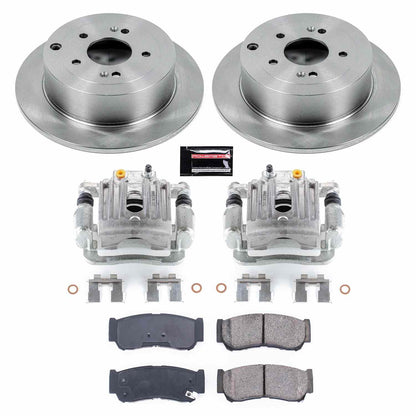 PowerStop Power Stop 07-09 Hyundai Santa Fe Rear Autospecialty Brake Kit w/Calipers KCOE4694