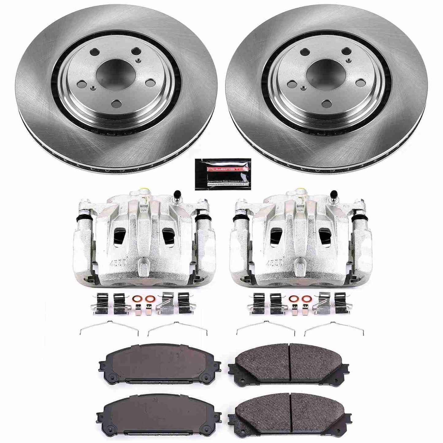 PowerStop Power Stop 15-17 Lexus NX200t Front Autospecialty Brake Kit w/Calipers KCOE4713