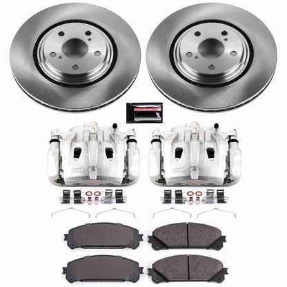 PowerStop Power Stop 15-17 Lexus NX200t Front Autospecialty Brake Kit w/Calipers KCOE4713