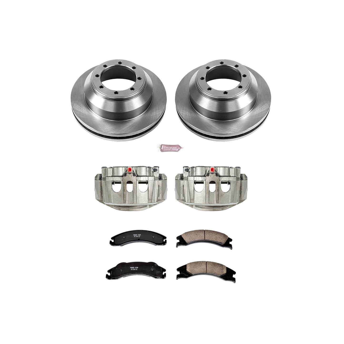 PowerStop Power Stop 08-19 Ford E-350 Super Duty Rear Autospecialty Brake Kit w/Calipers KCOE4719