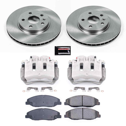 PowerStop Power Stop 08-14 Cadillac CTS Front Autospecialty Brake Kit w/Calipers KCOE4721