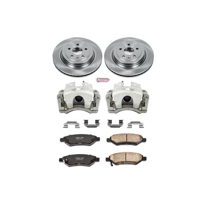 PowerStop Power Stop 08-14 Cadillac CTS Rear Autospecialty Brake Kit w/Calipers KCOE4723