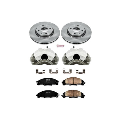 PowerStop Power Stop 08-11 Ford Focus Front Autospecialty Brake Kit w/Calipers KCOE4726