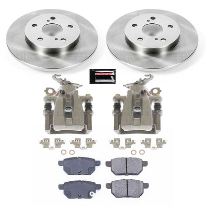 PowerStop Power Stop 09-10 Pontiac Vibe Rear Autospecialty Brake Kit w/Calipers KCOE4737