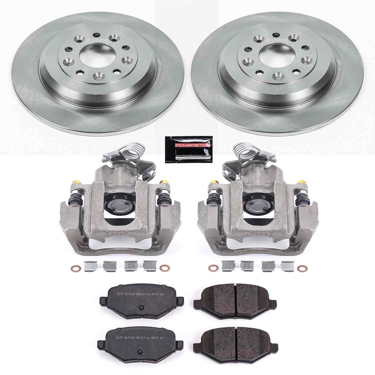 PowerStop Power Stop 2009 Ford Flex Rear Autospecialty Brake Kit w/Calipers KCOE4744A