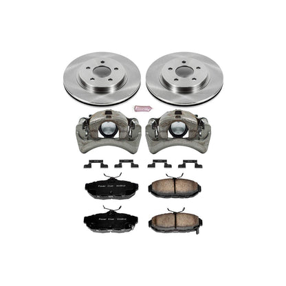 PowerStop Power Stop 11-14 Ford Mustang Rear Autospecialty Brake Kit w/Calipers KCOE4749