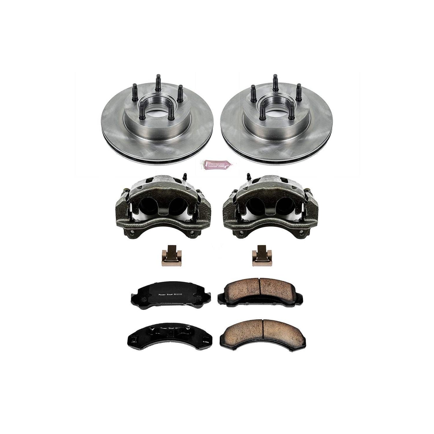 PowerStop Power Stop 91-92 Ford Explorer Front Autospecialty Brake Kit w/Calipers KCOE4786