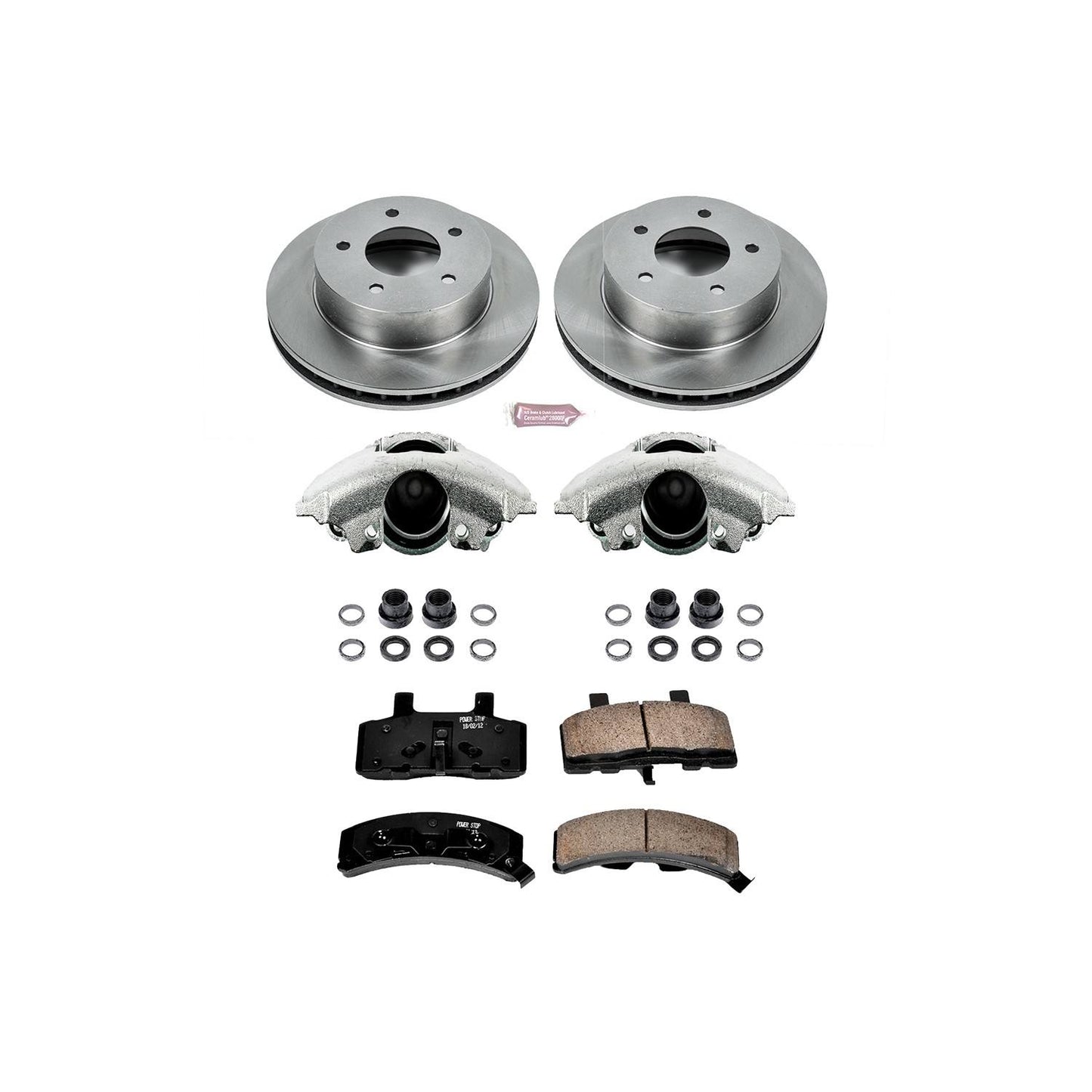 PowerStop Power Stop 90-02 Chevrolet Astro Front Autospecialty Brake Kit w/Calipers KCOE4873