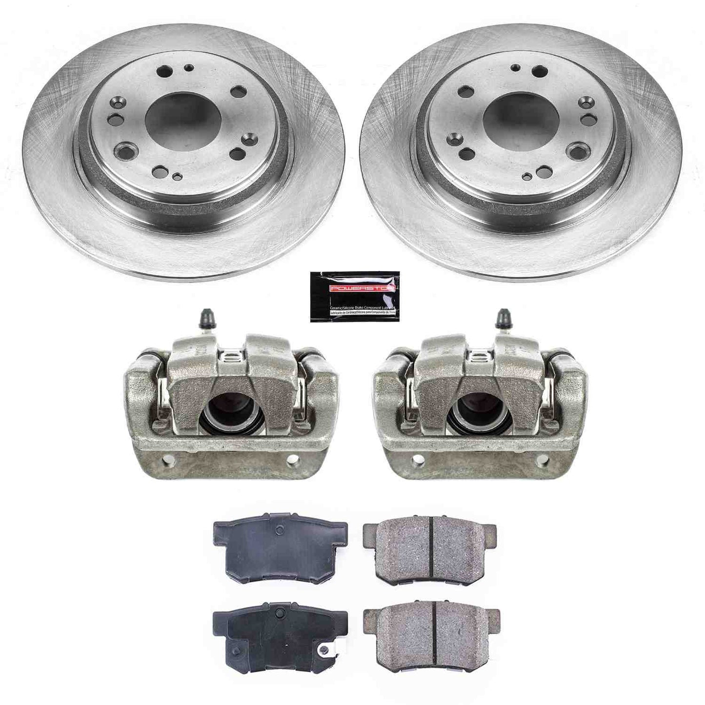 PowerStop Power Stop 02-04 Acura RL Rear Autospecialty Brake Kit w/Calipers KCOE4989