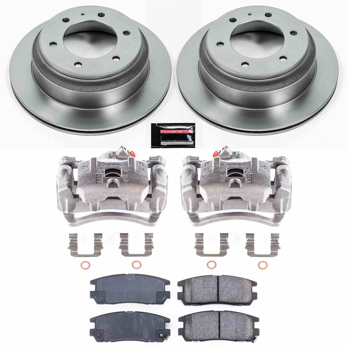 PowerStop Power Stop 96-99 Acura SLX Rear Autospecialty Brake Kit w/Calipers KCOE5029