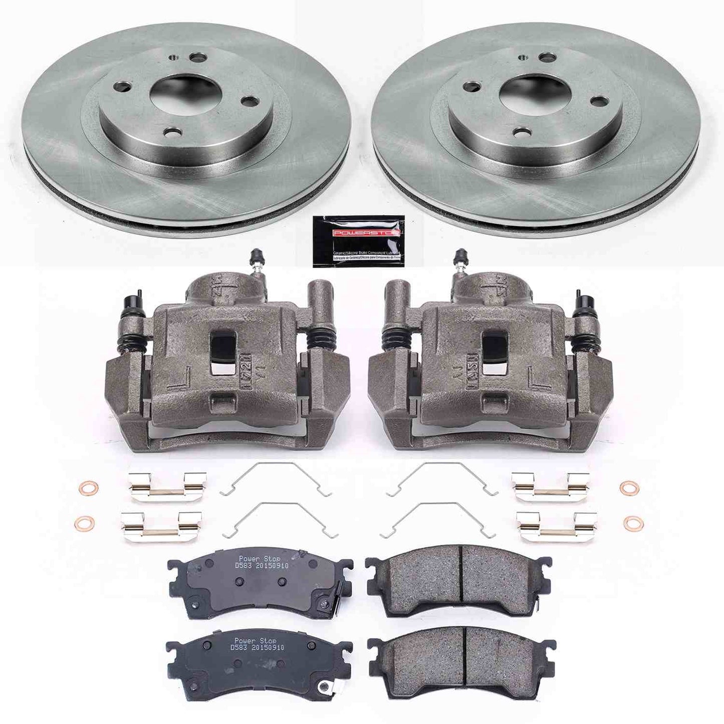 PowerStop Power Stop 99-00 Mazda Protege Front Autospecialty Brake Kit w/Calipers KCOE5031