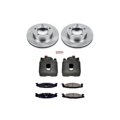 PowerStop Power Stop 94-96 Ford Bronco Front Autospecialty Brake Kit w/Calipers KCOE5067