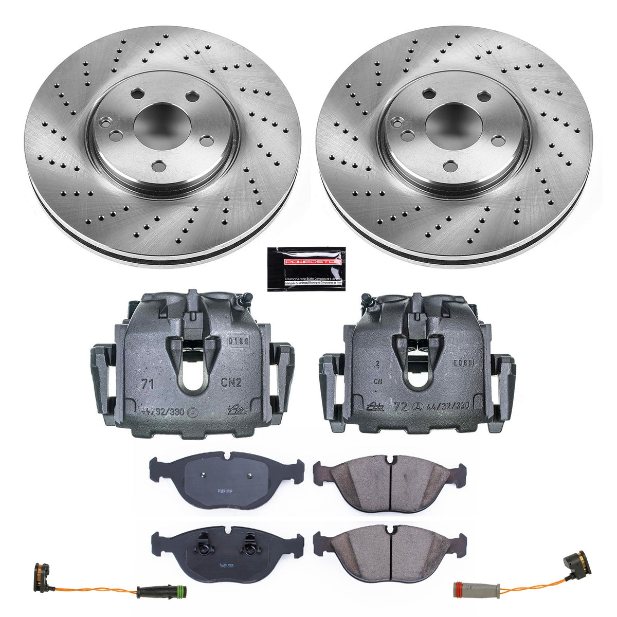 PowerStop Power Stop 04-05 Mercedes-Benz E500 Front Autospecialty Kit w/Cals KCOE5118