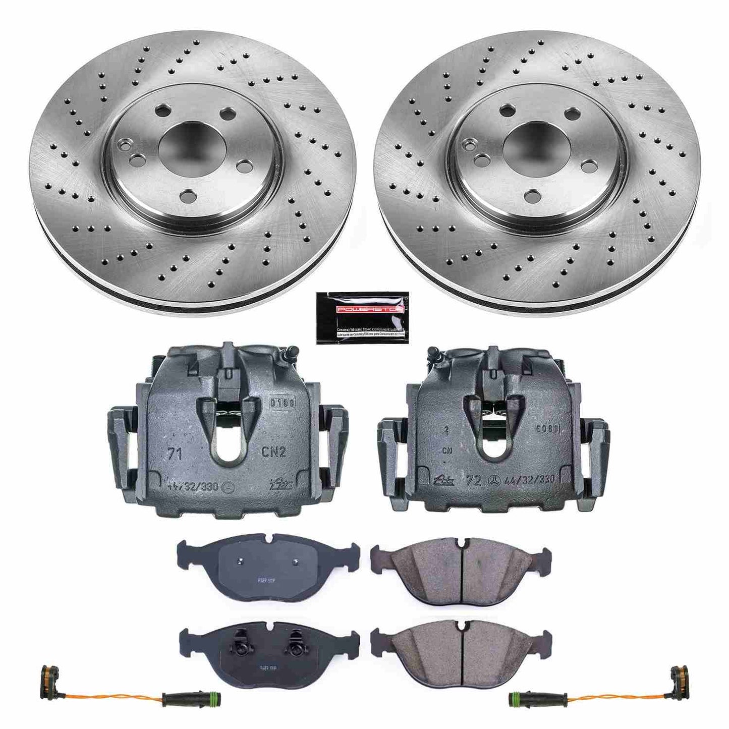PowerStop Power Stop 03-06 Mercedes-Benz S500 Front Autospecialty Kit w/Cals KCOE5120