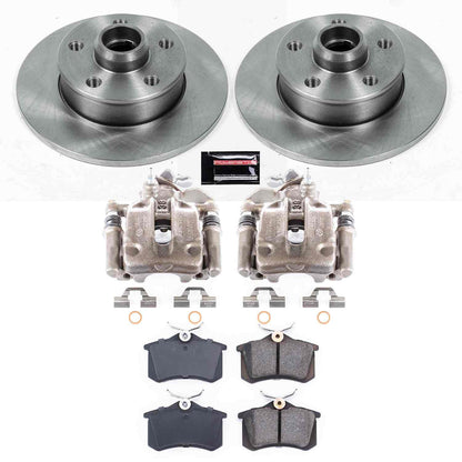 PowerStop Power Stop 92-95 Volkswagen Corrado Rear Autospecialty Brake Kit w/Calipers KCOE513
