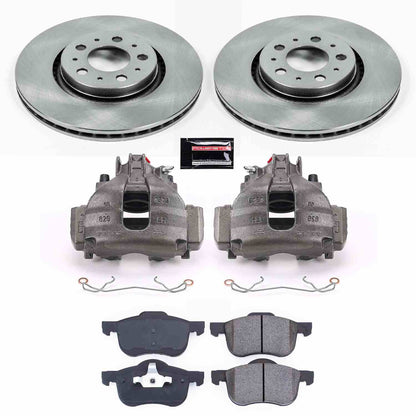 PowerStop Power Stop 01-09 Volvo S60 Front Autospecialty Brake Kit w/Calipers KCOE5193