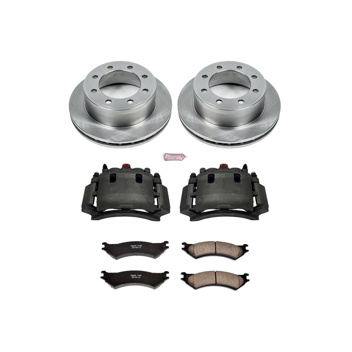 PowerStop Power Stop 2007 Ford E-150 Rear Autospecialty Brake Kit w/Calipers KCOE5203