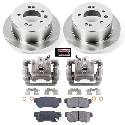 PowerStop Power Stop 07-10 Hyundai Elantra Rear Autospecialty Brake Kit w/Calipers KCOE5210