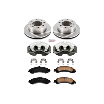 PowerStop Power Stop 2005 Chevrolet Silverado 1500 HD Rear Autospecialty Brake Kit w/Calipers KCOE5225