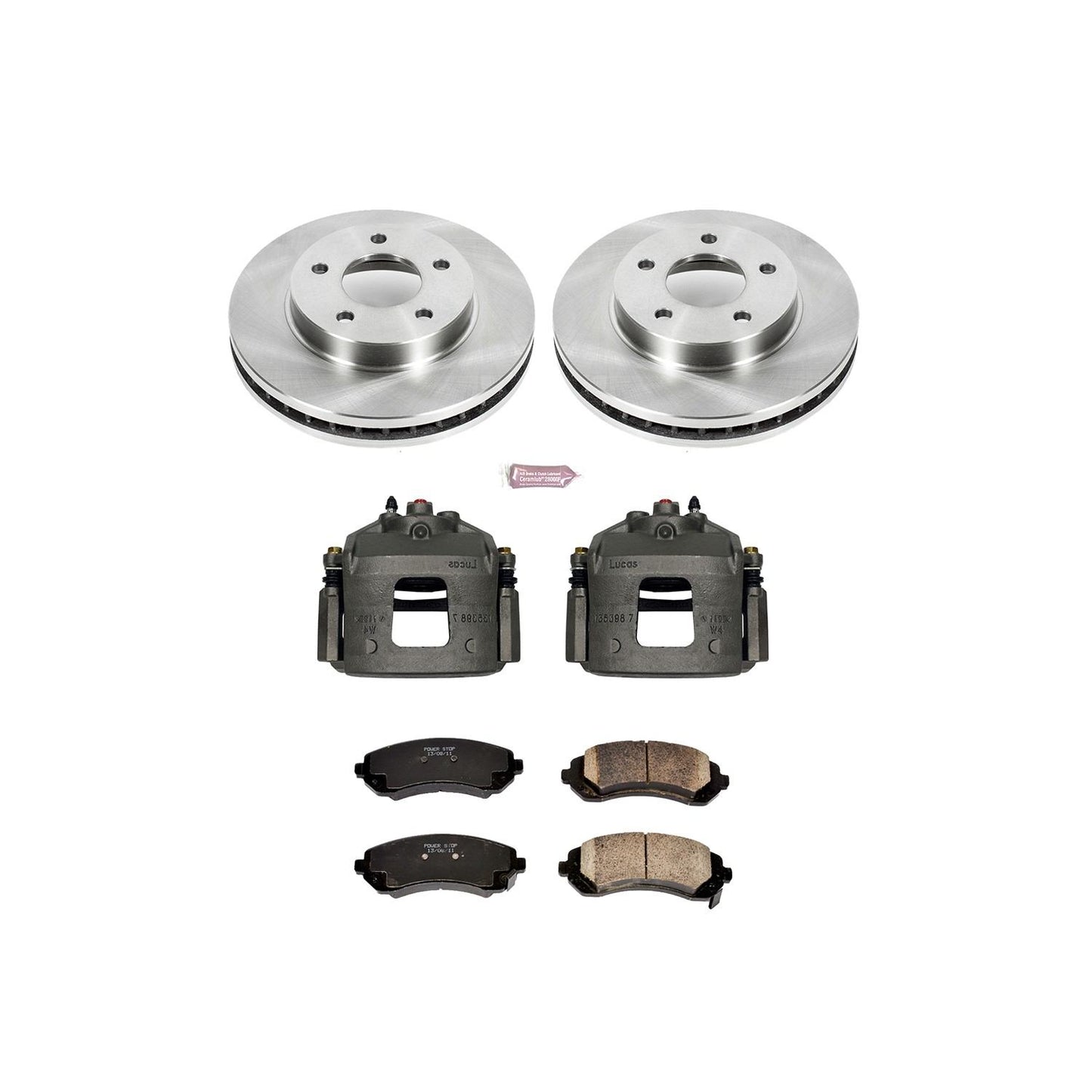 PowerStop Power Stop 02-07 Buick Rendezvous Front Autospecialty Brake Kit w/Calipers KCOE5233