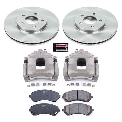 PowerStop Power Stop 02-06 Buick Rendezvous Front Autospecialty Brake Kit w/Calipers KCOE5234