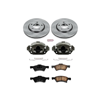 PowerStop Power Stop 03-04 Dodge Caravan Front Autospecialty Brake Kit w/Calipers KCOE5246