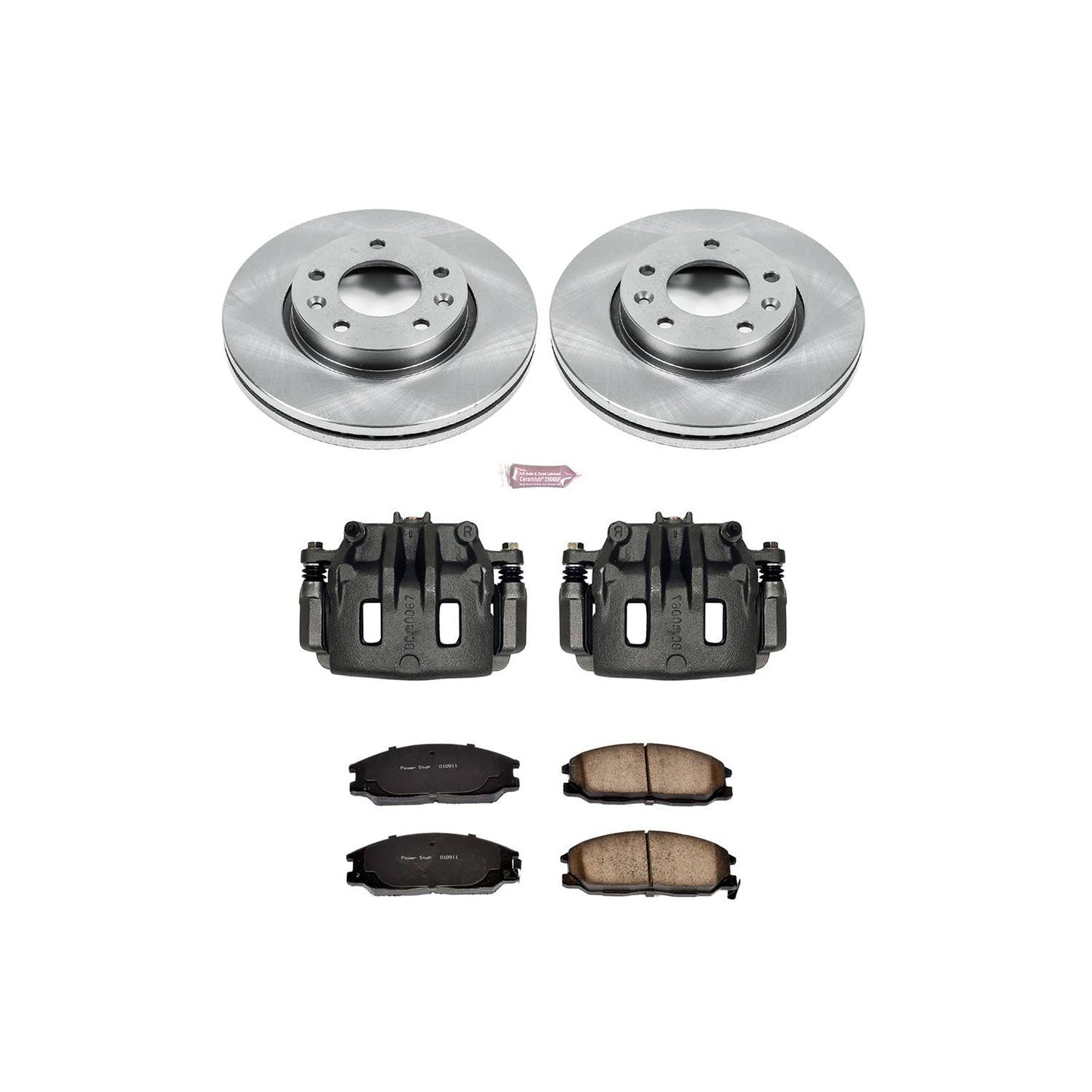 PowerStop Power Stop 02-04 Kia Sedona Front Autospecialty Brake Kit w/Calipers KCOE5252