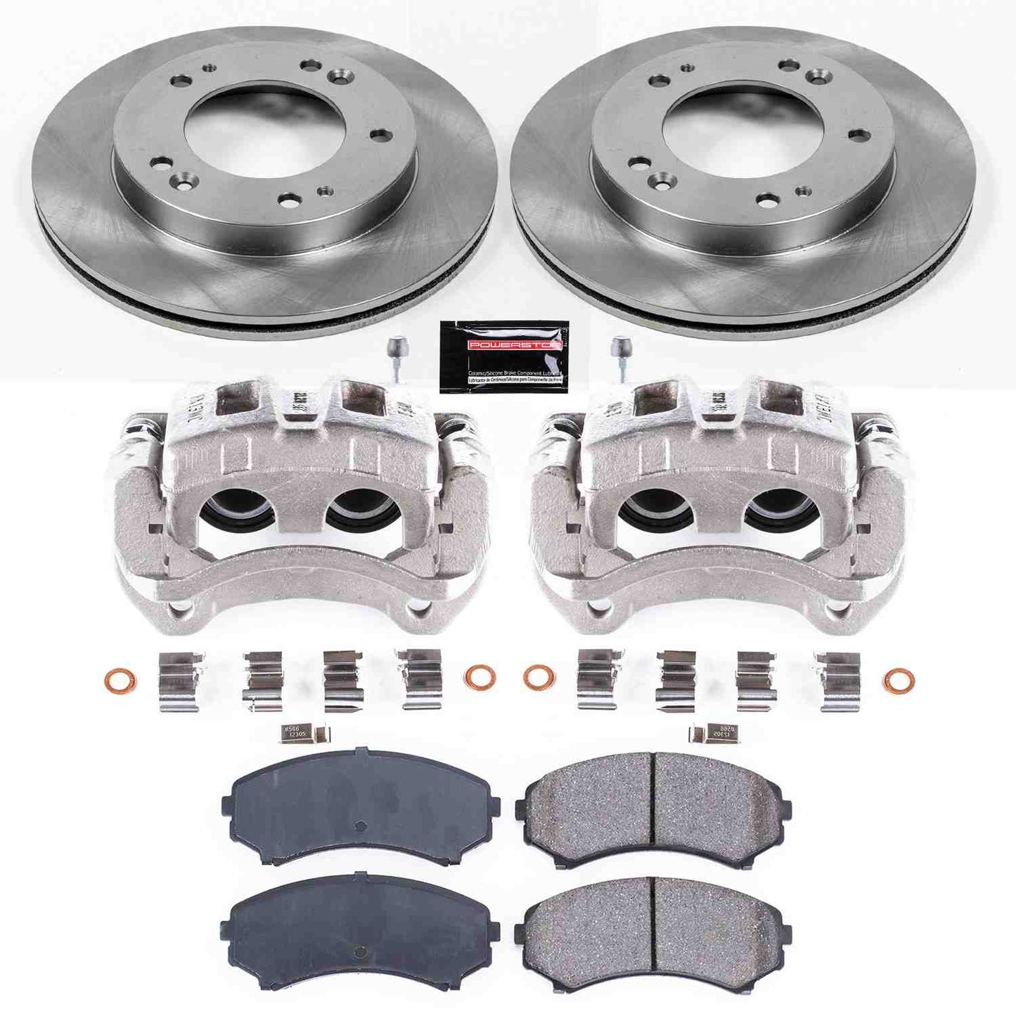 PowerStop Power Stop 2002 Honda Passport Front Autospecialty Brake Kit w/Calipers KCOE5259A