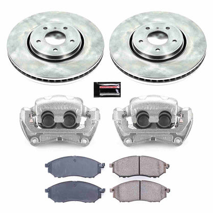 PowerStop Power Stop 05-12 Infiniti FX35 Front Autospecialty Brake Kit w/Calipers KCOE5264
