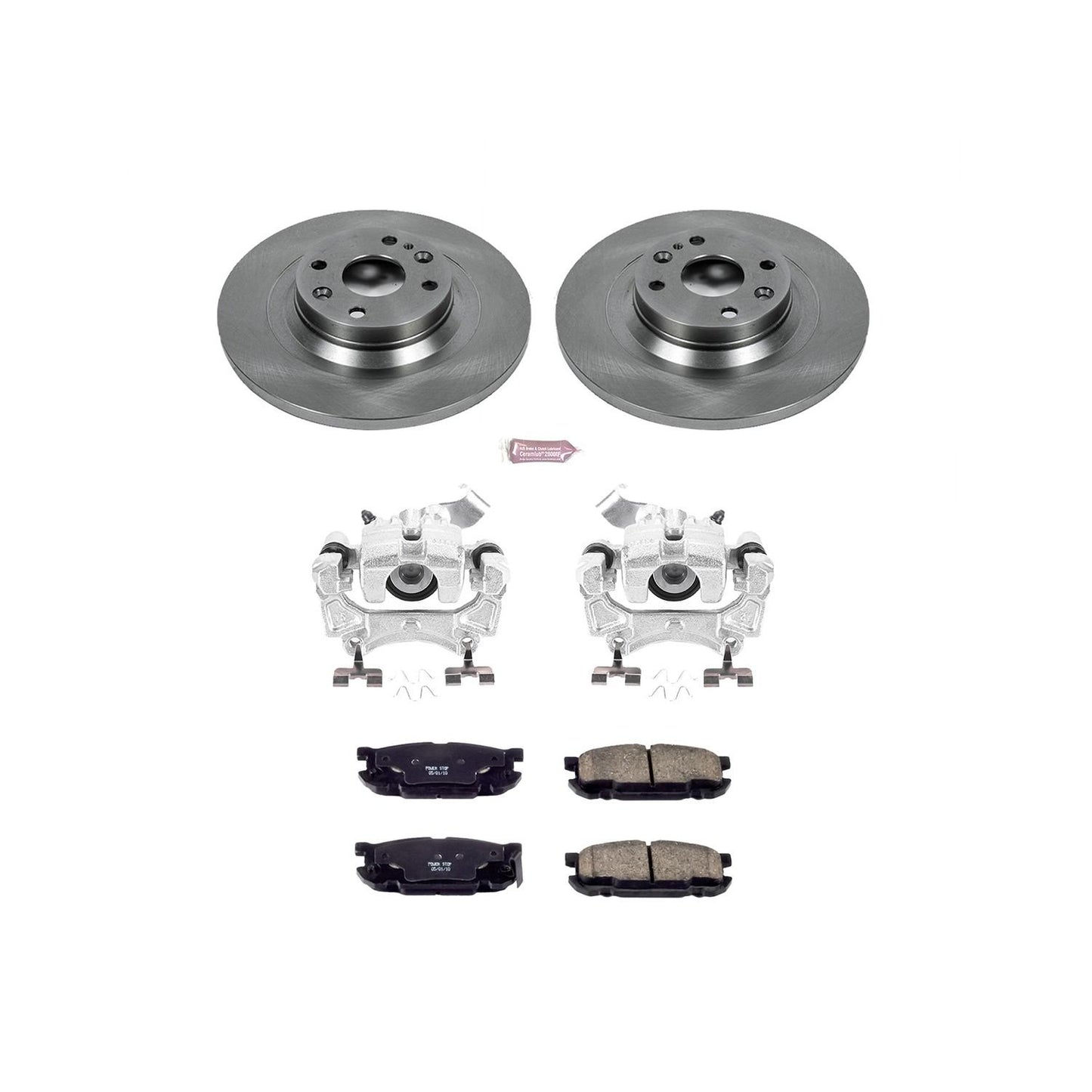 PowerStop Power Stop 01-05 Mazda Miata Rear Autospecialty Brake Kit w/Calipers KCOE5267