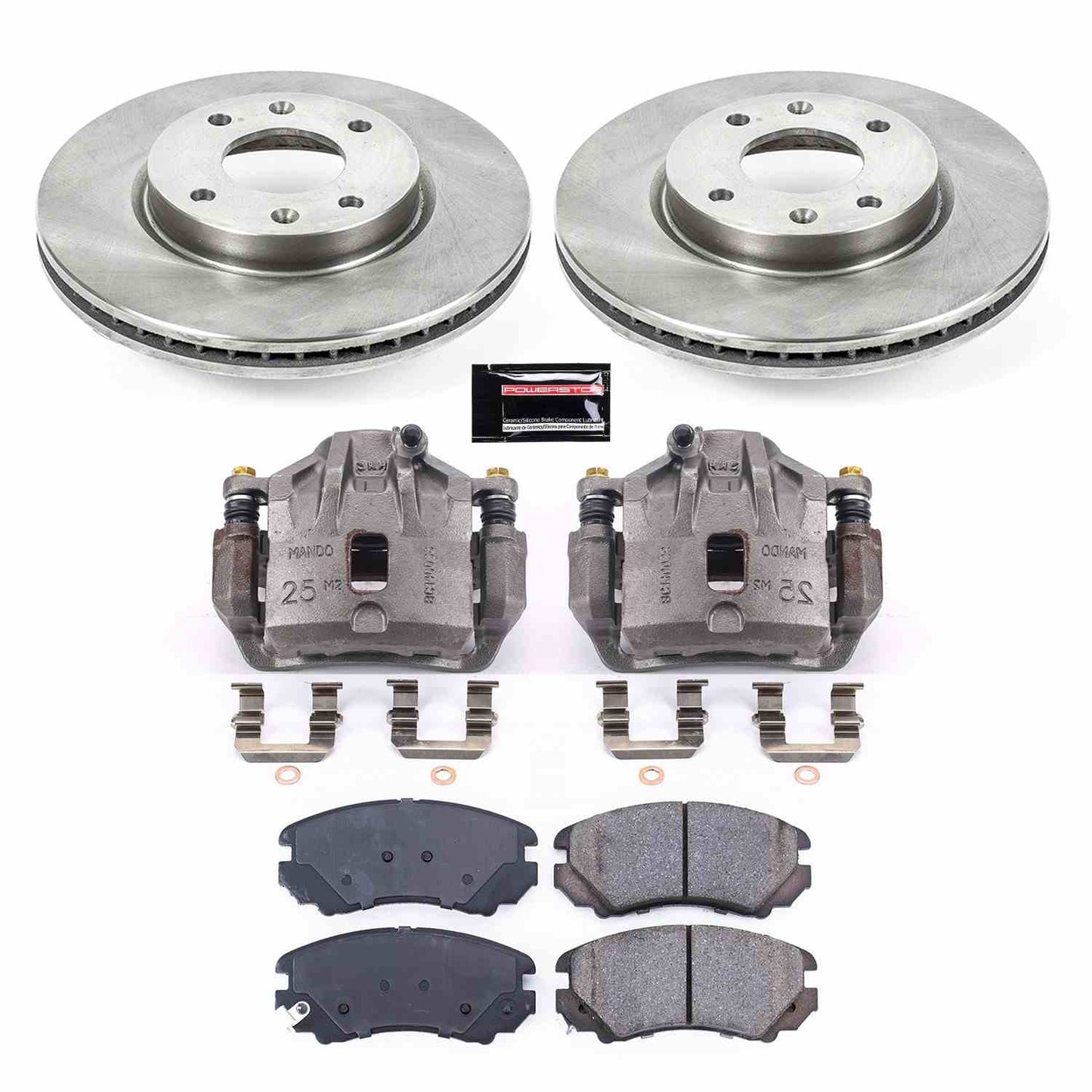 PowerStop Power Stop 03-05 Hyundai Sonata Front Autospecialty Brake Kit w/Calipers KCOE5290A