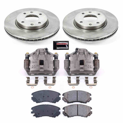 PowerStop Power Stop 03-05 Hyundai Sonata Front Autospecialty Brake Kit w/Calipers KCOE5290A