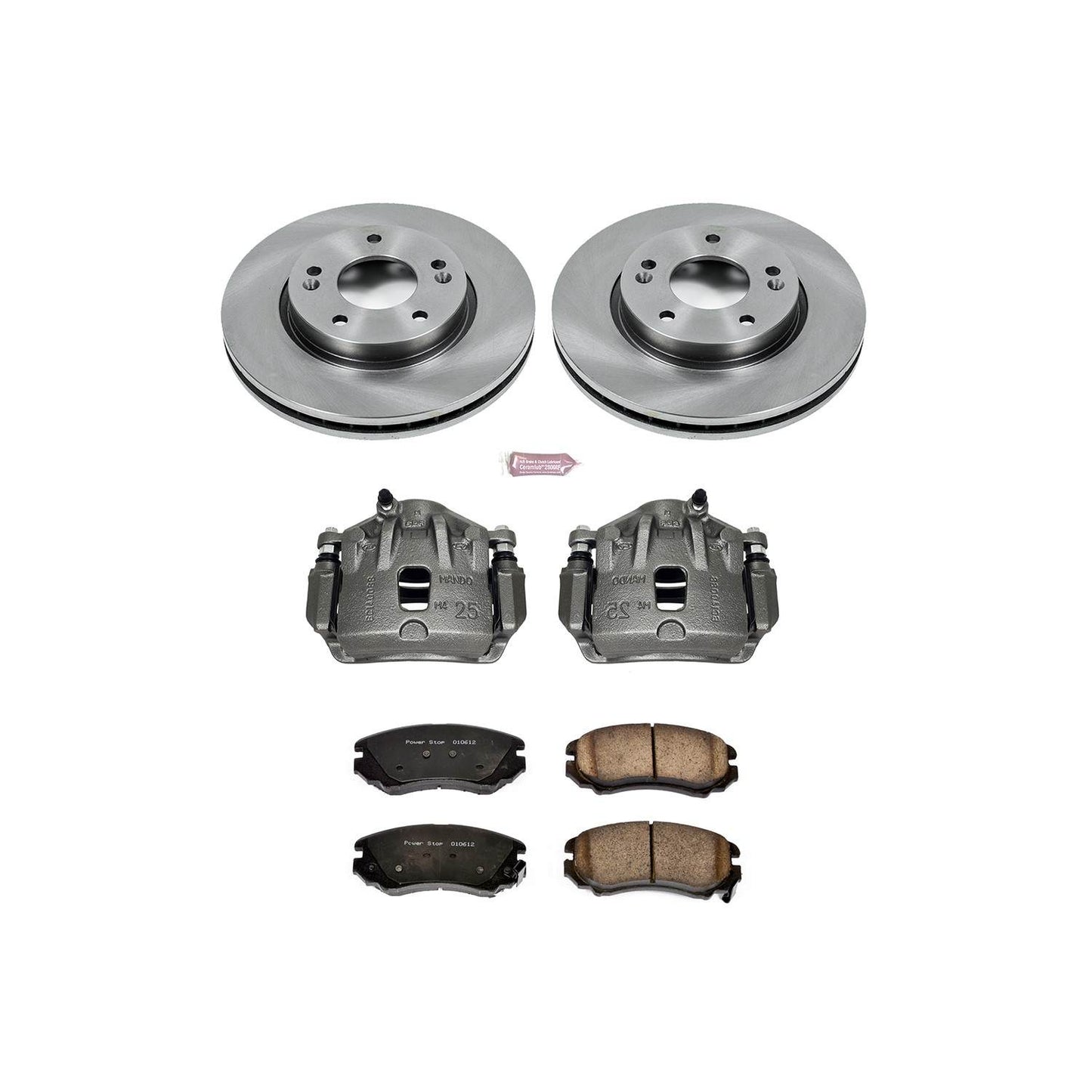 PowerStop Power Stop 07-10 Hyundai Elantra Front Autospecialty Brake Kit w/Calipers KCOE5291