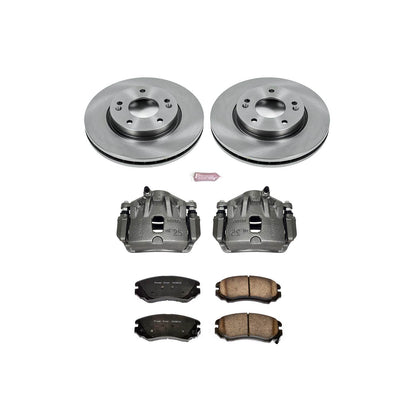 PowerStop Power Stop 07-10 Hyundai Elantra Front Autospecialty Brake Kit w/Calipers KCOE5291