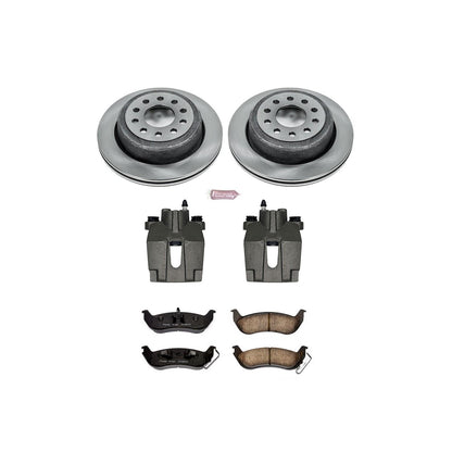 PowerStop Power Stop 03-11 Lincoln Town Car Rear Autospecialty Brake Kit w/Calipers KCOE5293