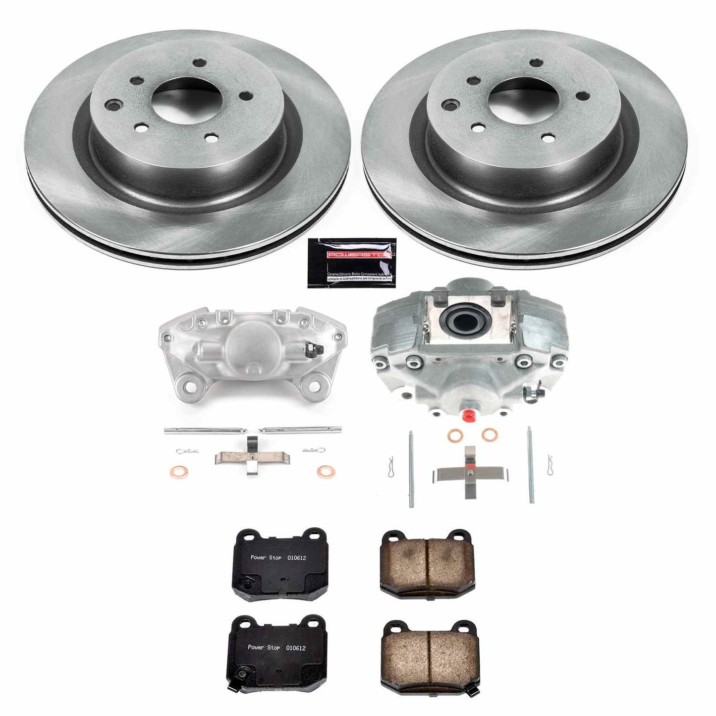 PowerStop Power Stop 03-08 Nissan 350Z Rear Autospecialty Kit w/Calipers KCOE5303