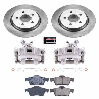 PowerStop Power Stop 04-05 Volvo S40 Rear Autospecialty Brake Kit w/Calipers KCOE5309A