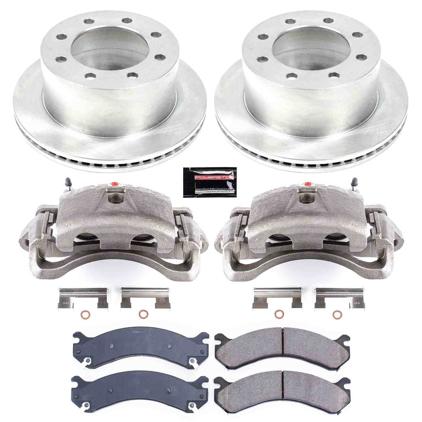 PowerStop Power Stop 01-06 Chevrolet Silverado 3500 Rear Autospecialty Brake Kit w/Calipers KCOE5337