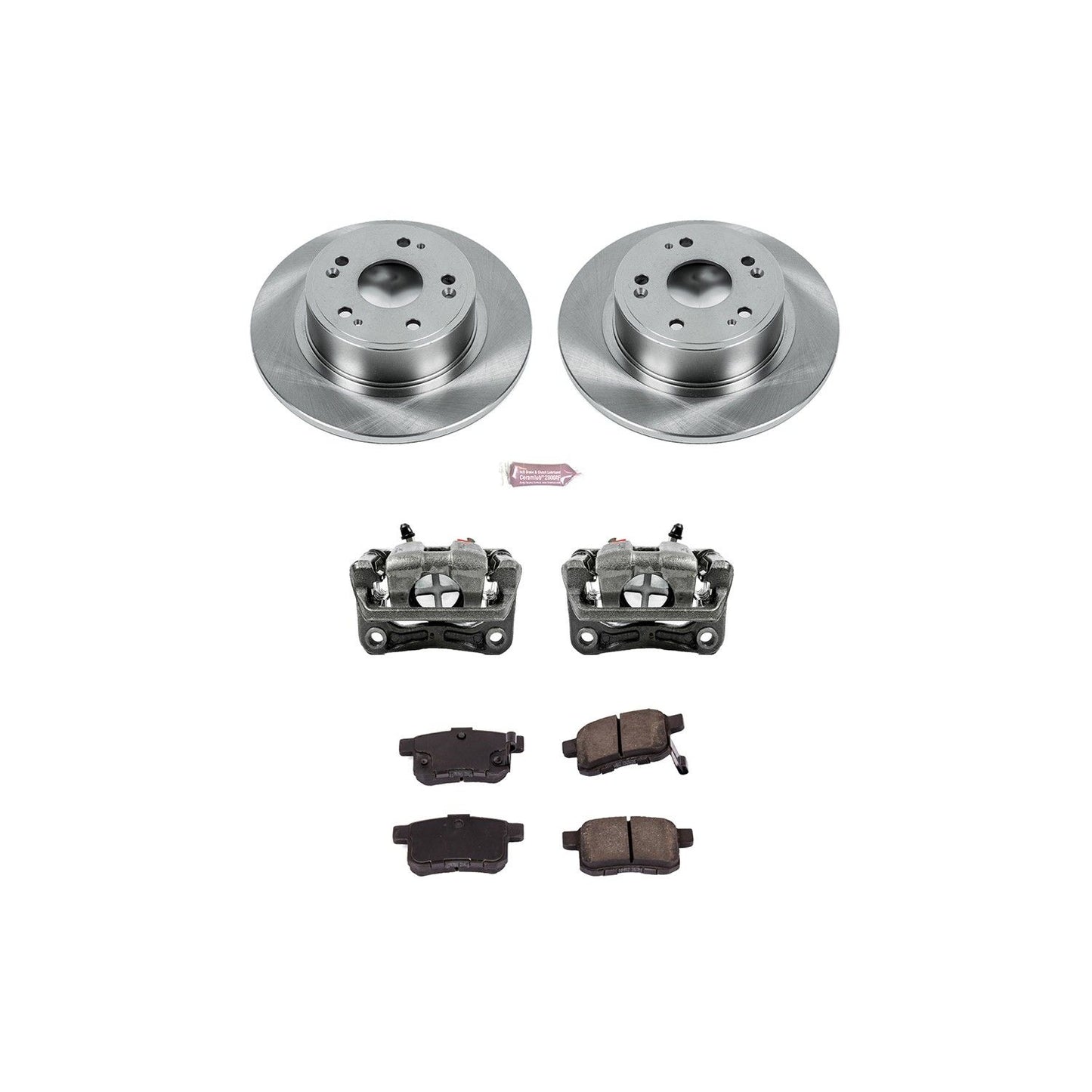 PowerStop Power Stop 11-14 Acura TSX Rear Autospecialty Brake Kit w/Calipers KCOE5368