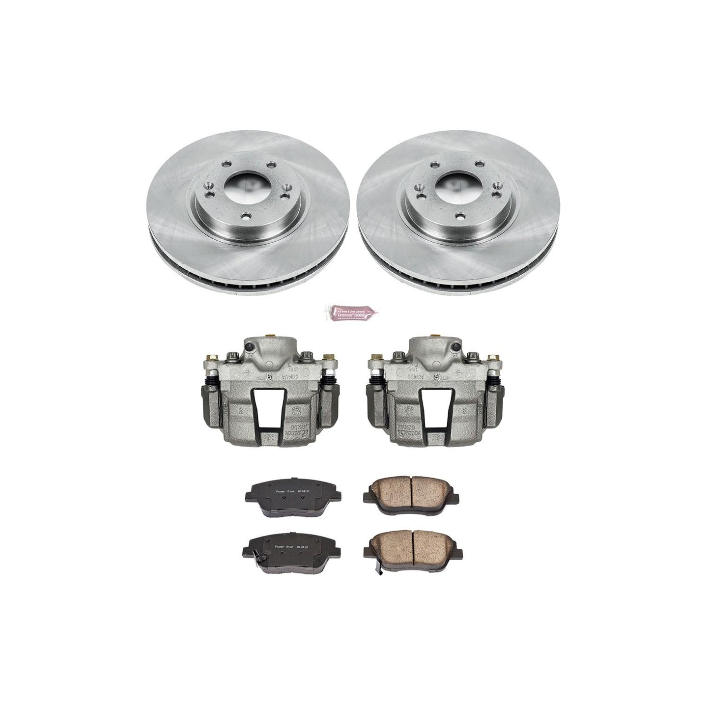 PowerStop Power Stop 10-15 Hyundai Sonata Front Autospecialty Brake Kit w/Calipers KCOE5377