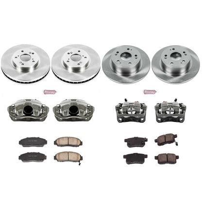 PowerStop Power Stop 11-14 Acura TSX Autospecialty Kit w/ Calipers - Front and Rear KCOE5391
