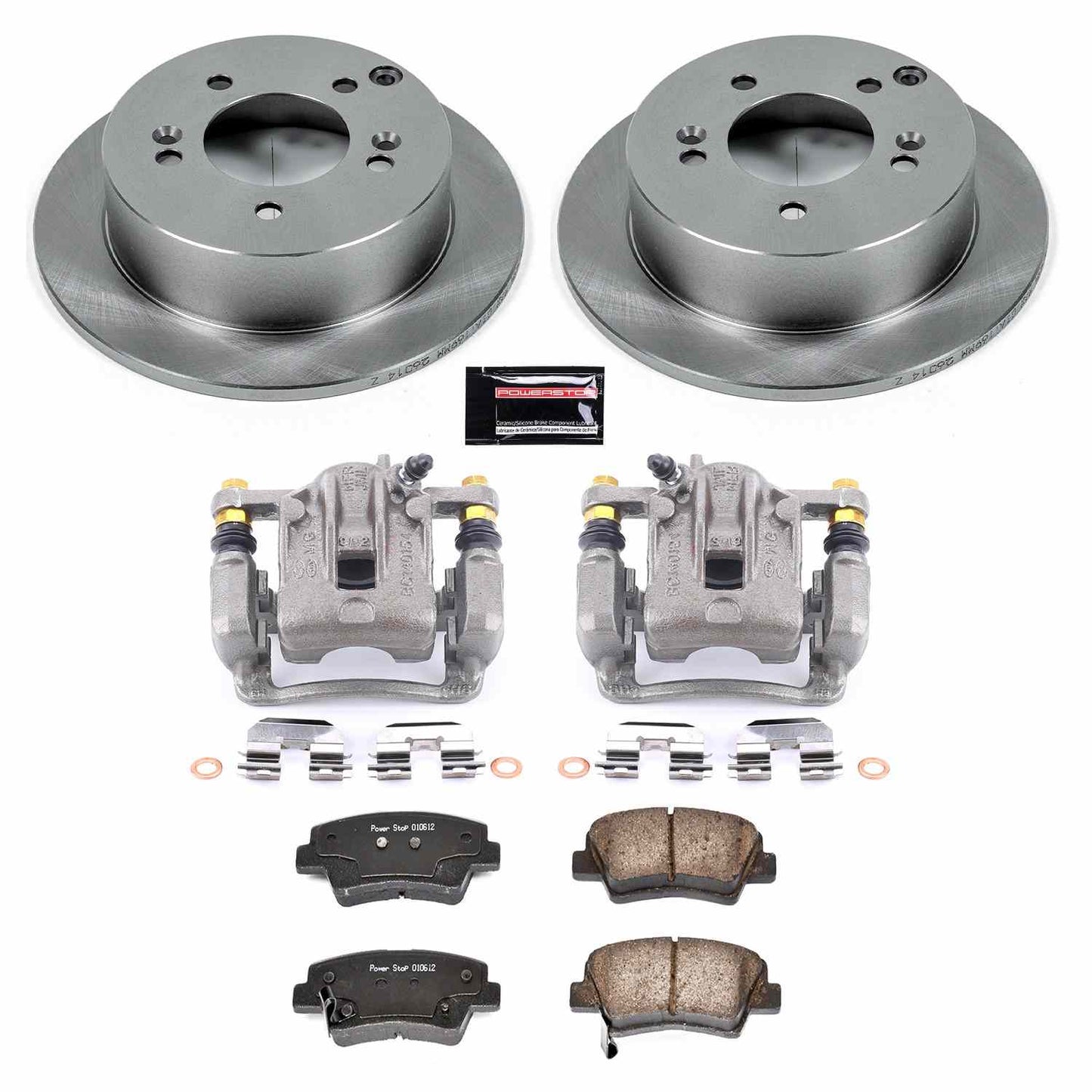 PowerStop Power Stop 08-10 Hyundai Sonata Rear Autospecialty Brake Kit w/Calipers KCOE5395