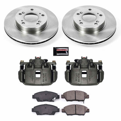 PowerStop Power Stop 11-15 Honda CR-Z Front Autospecialty Brake Kit w/Calipers KCOE5400