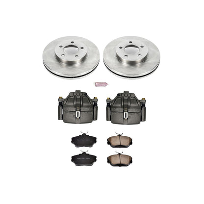 PowerStop Power Stop 1995 Ford Taurus Front Autospecialty Brake Kit w/Calipers KCOE5406
