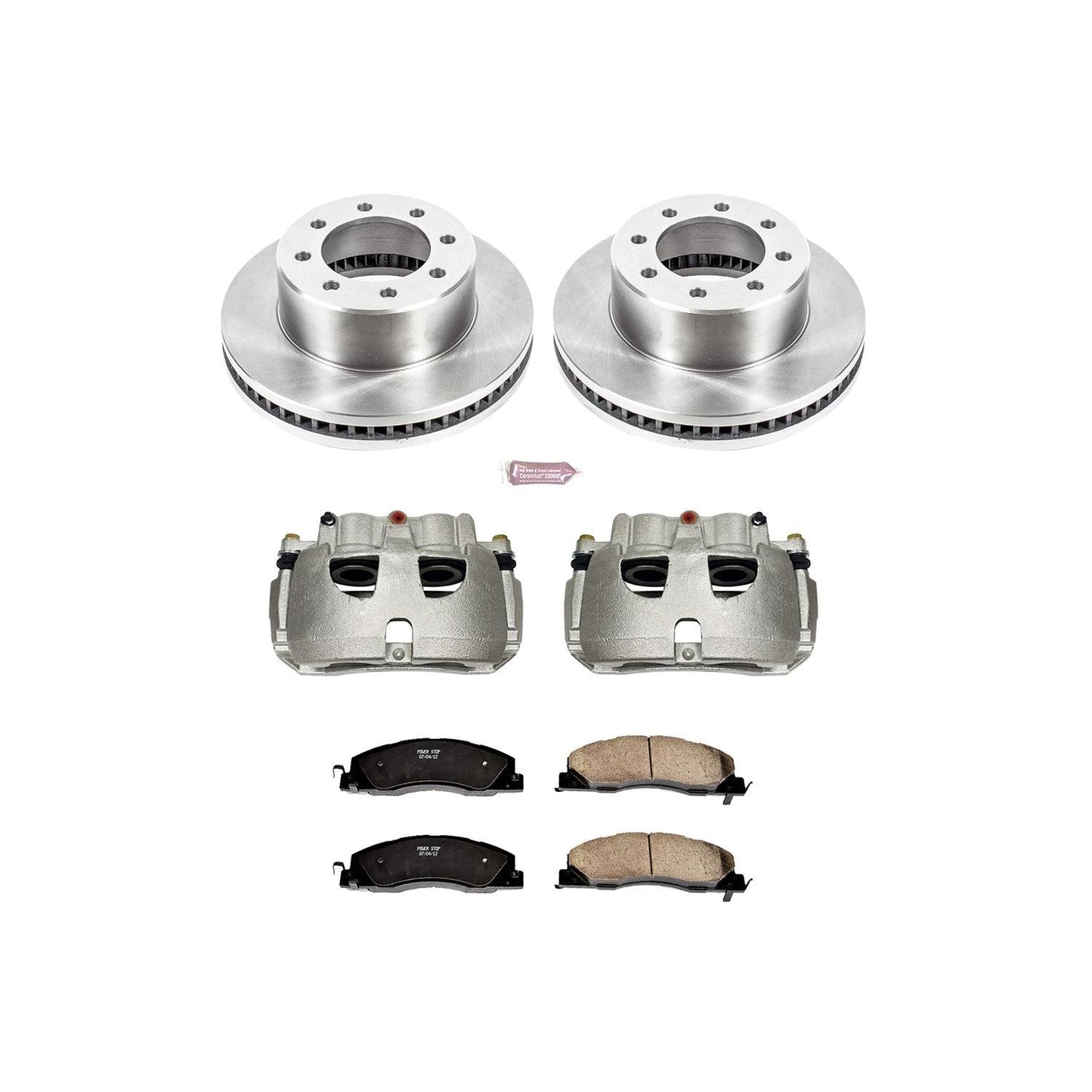 PowerStop Power Stop 09-10 Dodge Ram 2500 Front Autospecialty Brake Kit w/Calipers KCOE5411