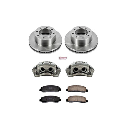 PowerStop Power Stop 2011 Ford F-350 Super Duty Front Autospecialty Brake Kit w/Calipers KCOE5412A